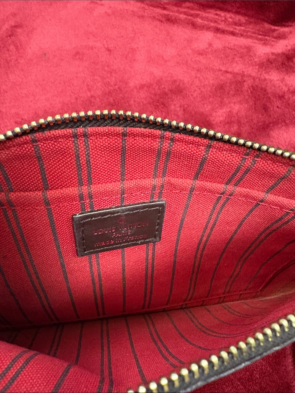 Louis Vuitton Brown Checkered Wristlet Pouch - Picture 4 of 9
